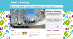 Desktop Screenshot of grimerudbarnehage.no